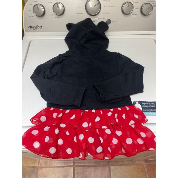 Disney Minnie Mouse Zip up ruffle jacket size 5 - Picture 5 of 5